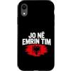 Kosovo UÇK Protest Designs Custodia per iPhone XR Jo Në Emrin Tim UÇK Protesta Bandiera Albanese del Kosovo