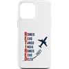 Departure Days Aviation Retirement Custodia per iPhone 13 Pro Max Ritirato 2027 Alfabeto fonetico Pilota di aeroplano Pensionamento