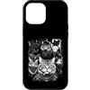 Lobro Design Custodia per iPhone 12 Pro Max Gangster Cats Quartiere Hip Hop Cat Mafia Pet Squad