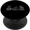 Books Cats Coffee Bookworm Reading Line Gatto Caffè Libri Lettura Amante Libro Amante Letteratura Drogato PopSockets PopGrip Adesivo