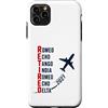 Departure Days Aviation Retirement Custodia per iPhone 11 Pro Max Ritirato 2027 Alfabeto fonetico Pilota di aeroplano Pensionamento