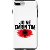 Kosovo UÇK Protest Designs Custodia per iPhone 7 Plus/8 Plus Jo Në Emrin Tim UÇK Protesta Bandiera Albanese del Kosovo