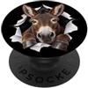 4MuleLovers Divertente mulo che fa capolino simpatico amante degli animali dello zoo PopSockets PopGrip Adesivo