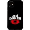 Kosovo UÇK Protest Designs Custodia per iPhone 11 Jo Në Emrin Tim UÇK Protesta Bandiera Albanese del Kosovo