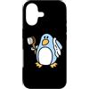 MathWare Custodia per iPhone 17 Freedo Penguin LINUX-LIBRE Linux OS Informatica Geek