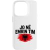 Kosovo UÇK Protest Designs Custodia per iPhone 14 Pro Jo Në Emrin Tim UÇK Protesta Bandiera Albanese del Kosovo