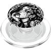 Gothic Dark Fantasy Demoness Devil Cloth Gotico Demonessa Donna Cornuta Fantasia Scuro Spettrale Ragazza Trippy PopSockets PopGrip per MagSafe