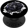 4CrowLovers Divertente corvo che sbircia carino zoo amante degli animali PopSockets PopGrip Adesivo