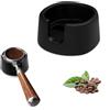 lemgyiamz Base per Tamper per Ninja Espresso Machine ES601 ES701, Stazione di Pressatura Antiscivolo, Professionale Barista Portafiltro Accessorio per Ninja Luxe Cafe una Pressatura Uniforme Silicone Nero