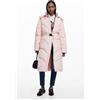 Desigual, Cappotto imbottito rosa, Poliammide, Rosso, M