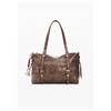 Desigual, Borsa shopping media, Poliuretano, Marrone, U