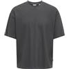 Only & Sons ONSLENNY T-Shirt | Oversize Fit, Maniche corte, Lungo, Casual, Temperatura massima di 40°C ciclo delicato