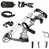 FQH Arco Compound Chiye Kit, Arco Compound Tiro con L'arco Regolabile 40-70Lbs, Lunghezza Tiro 27-32, 330FPS, 4 Colori, 2 Tipi di Kit