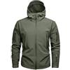 ZJIEYU Giacca Tattica Softshell da Uomo, Cappotto Militare da Caccia | Pile, impermeabile, giacche a vento, cappotti autunnali e invernali, allenamento, sci, arrampicata