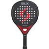 S SIUX SIUX Velox Rulo Black 2026 - Racchetta da paddle per uomo e donna, racchetta per principianti con forma a goccia, equilibrio medio e nucleo in EVA Core - Fibra di vetro, ampio punto dolce, comoda e