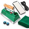 Generic Ferro stiro tovaglia biliardo, 243 mm, temperatura regolabile 60 a 240 °C | Ferro da tavolo da biliardo a temperatura regolabile, leviga il tessuto da gioco, per club e sale giochi Scheda da biliardo