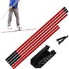 Générique Bastoncini di Allineamento Golf Accessori Sportivi Portatile Angolo | Aiuto Allenamento Swing Golf per Putting Practice Interno Casa Sport Club