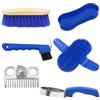 Woideklu 6 Pezzi Kit di Toeletta per Cavalli con Borsa di Conservazione Ergonomico per Groom Maneggio, Dopo la Cavalcata
