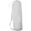 NIYANGLE Borsa per Tappetino Yoga Tracolla Regolabile Bianco in Nylon | Trasporto a Mani Libere, Stile Minimalista, per Tappetino Yoga e Pilates, Uso Quotidiano
