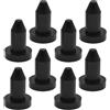 HOMSFOU 8 Pezzi Tappo di Scarico per Kayak in Gomma Nero, Resistente | Kayak Sit On Top e Canoe, Sostituzione dei Tappi Mancanti, Accessorio per Sport Acquatici