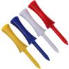 Kichvoe 100 Pezzi Tee Golf Plastica 70mm Doppio Strato, Base Extra Larga | Mat Tees per Indoor e Outdoor, Driving Range, Accessori Gioco Colore Casuale