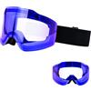 SamLng Fotocromatico Maschera da Snowboard Sport Occhiali, Lenti Magnetiche Intercambiabili Antiappannamento OTG Sopra Occhiali da Vista UV400 Compatibile Casco Sci Occhiali Moto