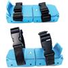 KQFCAZRE Scarpe Regolabili per Pattinaggio Ghiaccio per Bambini Leggero Pattini da Ghiaccio con Cinghia di Fissaggio Facili da Mettere e Togliere