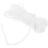 TOMETURE Laccio di Sicurezza per Pagaia Kayak, Corda Elastica in Nylon Bianco | Facile da Riporre, per Canoisti e Pescatori, Uso su Tavole e Acque Calme
