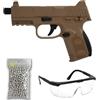 THE REPLICANT Confezione Pistola Airsoft a Pallini FN 509 Tactical Desert Spring/Materiale: plastica ABS/Potenza 0,2 Joule/Consegnata con Accessori