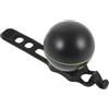 Garneck Campanello per Bicicletta, Forte, Senza Attrezzi, Nero | Silicone e PC, Montaggio Verticale o Orizzontale, Due Colori Disponibili, per Monopattini e Bici Cittadine