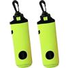 Feegow Borsa porta palline da golf per neoprene plastica clip rosso verde Golf | Morbido materiale in neoprene, clip di plastica sicura, contiene 3 palline, per l'accesso, si adatta ai passanti della