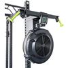 Generic Ski Trainer con resistenza ad aria 10 livelli, montaggio a parete o su rack | Simulatore di sci indoor con monitor LCD, allenamento per parte superiore del corpo e core