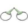 LRXFPIYF Bocchino Eggbutt Resistente Bocchino con Rivestimento Profumato Facile da Pulire Morso Multisezione in Acciaio Inox