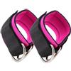 AKOOSY Cinghie per Caviglia in Nylon per Allenamento Glutei e Gambe | Design con Fibbia e Chiusura a Strappo, Comfort Imbottito, per Palestra e Uso Indoor, con Borsa