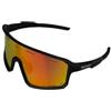 Reko - RK7 - Occhiali da Sole per uso sportivo nero con lente polarizzata arancione