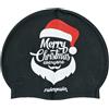 Swimxwin Cuffia da Nuoto in Silicone Babbo Natale | Merry Christmas Everyone | Divertente cuffia da nuoto da donna, originale, allenamento intensivo, sport acquatici, acque aperte, aquagym, master club