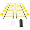 Zhdbchyuu Scala Allenamento Multisport Versatile Regalo Ideale Resistente | Set completo per agilità, coordinazione ed equilibrio, adatto a giovani, adulti e atleti professionisti.