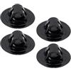 iplusmile 4 Pezzi Supporto per Motore Kayak in Plastico PVC Nero, Regolabile | Montaggio Rapido a Sgancio, per Kayak e Scafi Gonfiabili, Design Elegante e Leggero