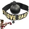 Generic Set di fasce per palla da boxe, compatto, migliora la velocità di reazione | Palla da boxe per adulti, per allenamento riflesso, velocità, velocità, compatta, portatile, per soggiorno, cortile, parchi