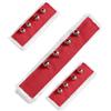 Generico Copertura per Cavezza pronta per Foto equestri per Esposizione | Set accessori natalizi in nylon da 3 con finiture bianche rosse, accento look da equitazione