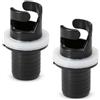 SIVITE 2 Pezzi Adattatore Pompa Sup Per Barche Da Pesca, Attacco Valvola 6/8 Fori | Adattatore universale per pompa sup, compatibile con valvole a 6 e 8 fori. Plastica robusta, tenuta ermetica.