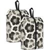 Generic Borsa per scarpe da viaggio con stampa leopardata inchiostro con maniglia per il trasporto