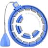 Sonkoloro Smart Fitness Hoop - Hula Hoop con fascia in vita, per adulti e principianti, silenzioso, per dimagrire, con palla pesi e gommini, non cade (blu)