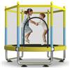 GT GETCO TECH Trampolino da 150 cm per bambini, per interni ed esterni, con rete di | Facile installazione, portata fino a 150 kg, per ragazzi e ragazze di 3-8 anni