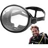 Generic Maschera subacquea - Cinturino in silicone con fibbia regolabile antigraffio