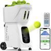PUSUN PT-Smart PRO - Macchina portatile per palline da tennis per sport all'aria aperta, alta capacità, con app/telecomando, frequenza di servizio 1,8-8s, ideale per principianti di tennis