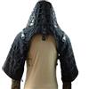 XIAOMAIDAM Sniper Ghillie Viper Hood, Tactical Ghillie Suit Foundation per Wargame, caccia, Airsoft, Sniper Coat, nero, taglia unica