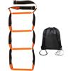 Générique Rope Ladder - 600 lbs Folding 4-Step Marine Climbing Stairs for Fishing, Outdoor Travel with Kayak, Canoe, Water Activities Accessory for Motorboat Trips, Strong Nylon, Portable Use