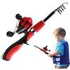 Generico Kit Pesca per Principianti Bambini Kit con Impugnatura Comoda in Acciaio | Canna A Telescopio Per Pasqua Compleanno Giorno Dei Bambini Natale Capodanno Interno Ed Esterno