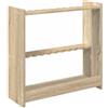 generic Supporto per stecca da biliardo, in legno di rovere Sonoma, 60 x 20 x 57 cm | Design del pavimento autoportante, ampio spazio di archiviazione, compatibile con stecche standard e speciali